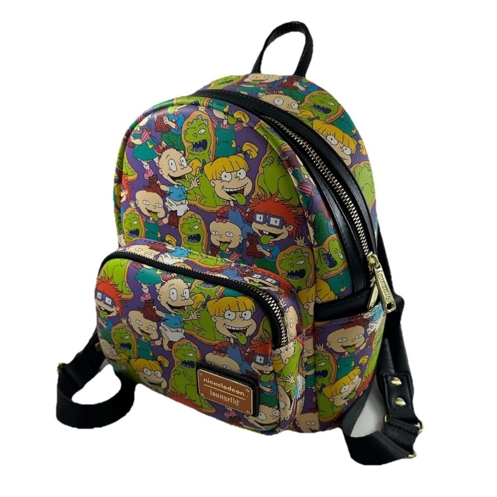 Nickelodeon LOUNGEFLY RUGRATS Mini Backpack Mint Condition